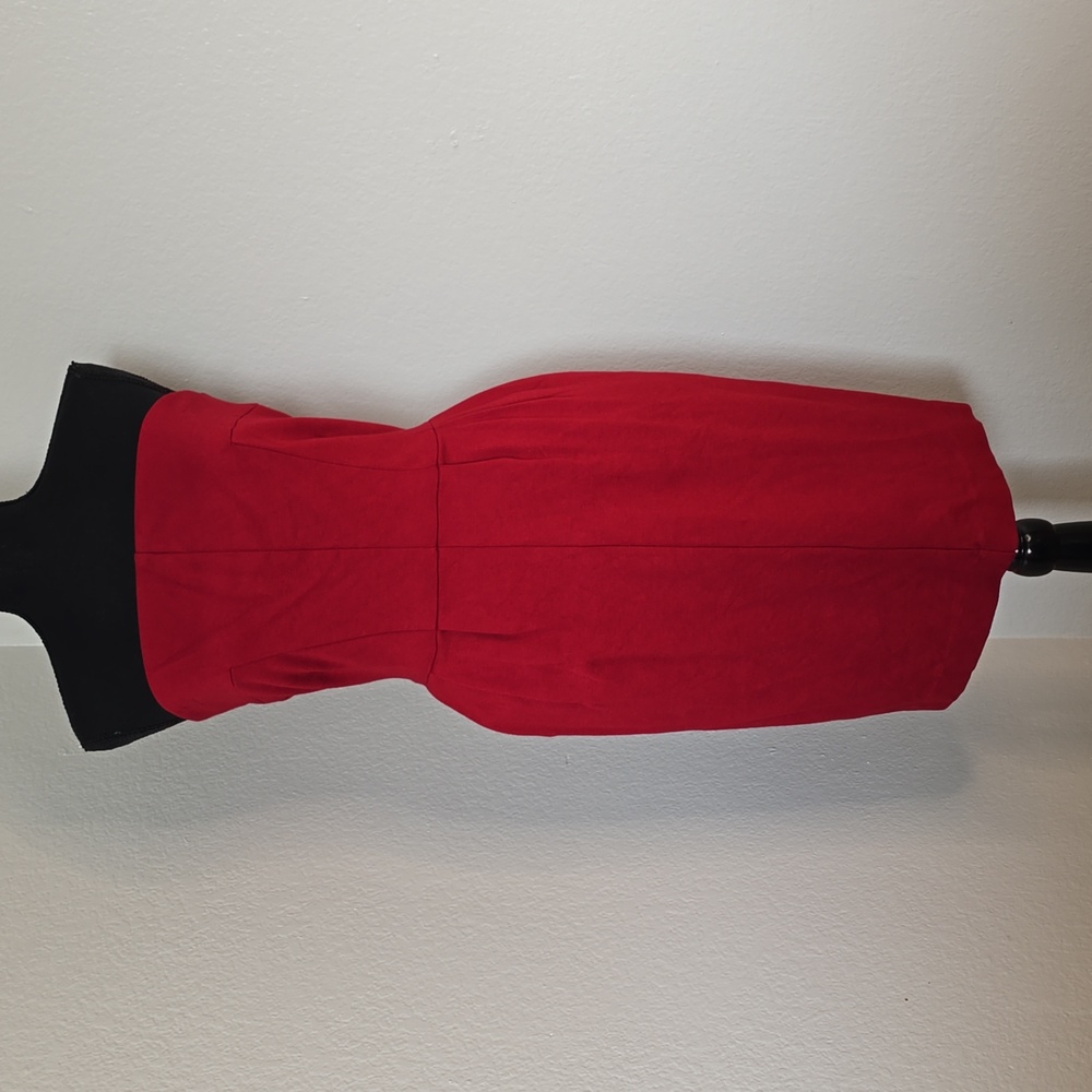 Express Strapless Red Mini Dress Size M